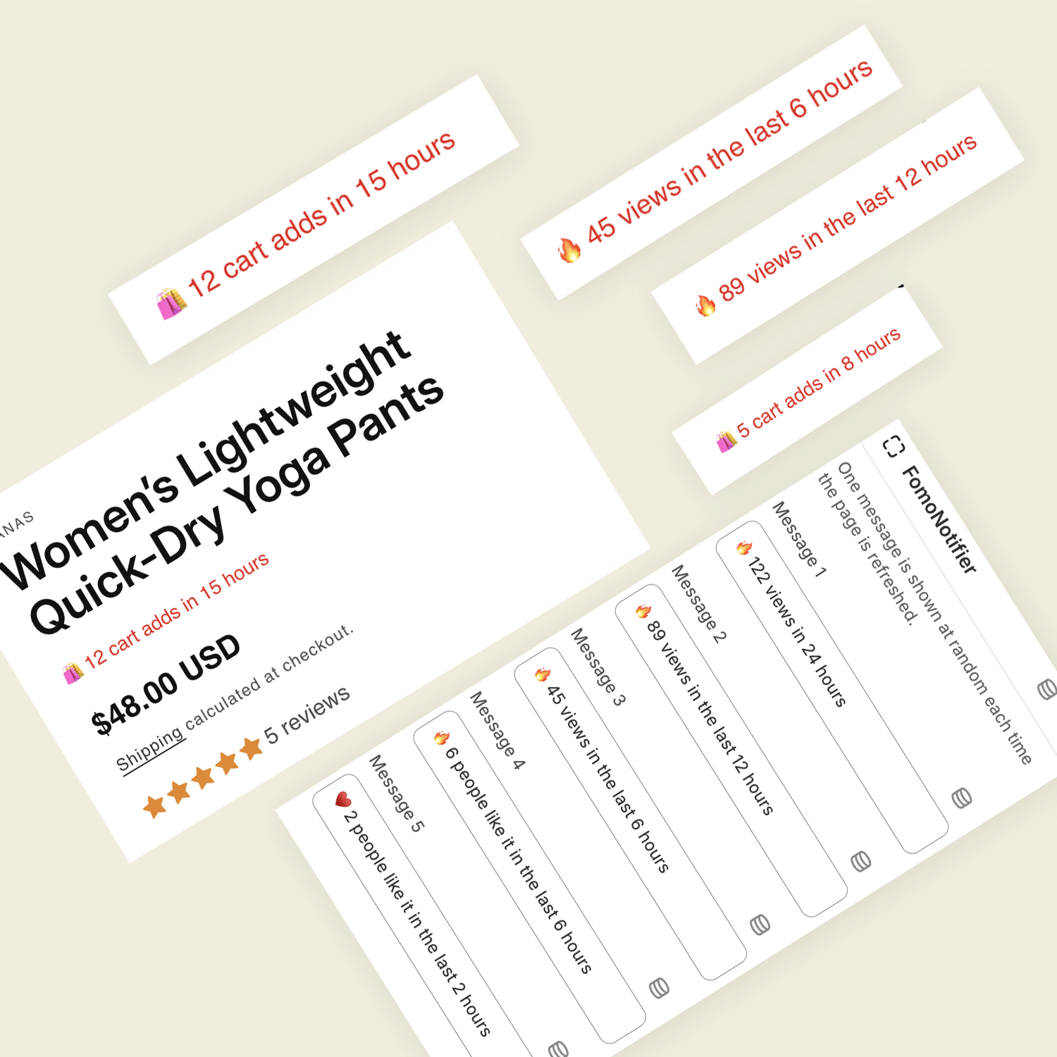 Built-in FOMO & Urgency Tools in Manas shopify theme