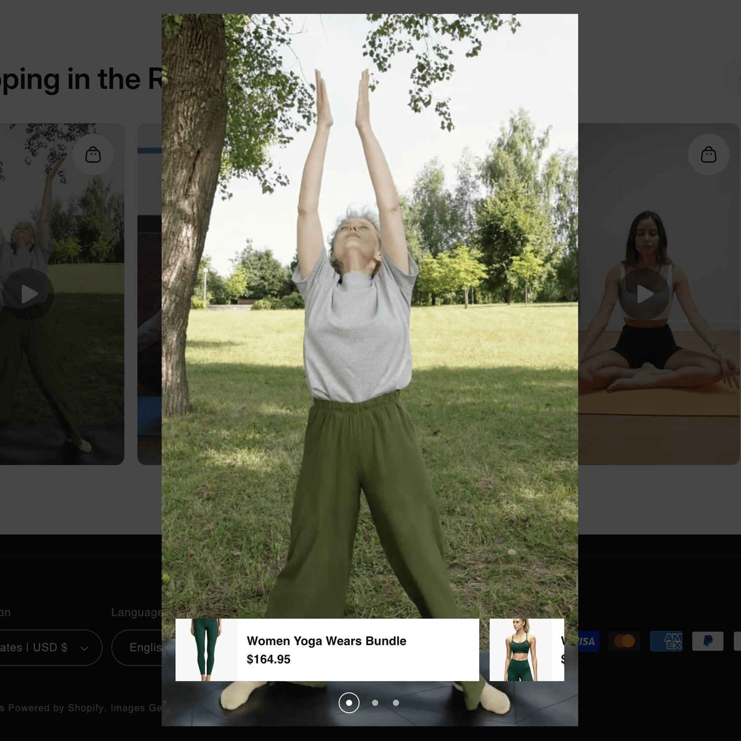 Shoppable Reels & Vertical Video in Manas shopify theme